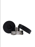Accessoires pour machine à expresso, ensemble de tampons à café en acier inoxydable, 57,8 mm, usinés CNC, personnalisables, pour barista, usage en café, marque K-Crown