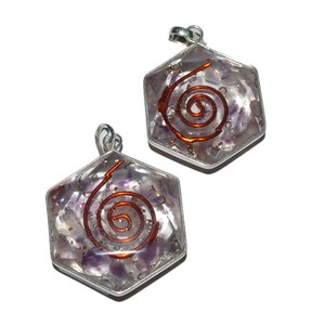 Best Saler of Amethyst Orgone David Star Pendant : Amethyst Orgone David Star Pendant for Sale - Product Image 1