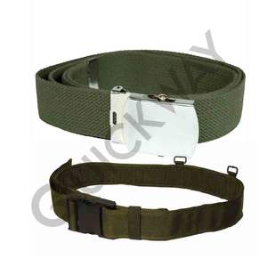 Tarifa barata Cinturón de nailon OEM de alta calidad Cinturón ceremonial Color verde personalizado y hebilla plateada 2025 - Product Image 2