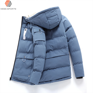 Veste coupe-vent décontractée pour homme, style cool, à capuche, réversible, doublure en polaire écologique pour l'hiver - Product Image 4