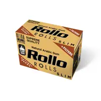Papier à rouler de qualité supérieure en rouleaux, marque Rollo, brun naturel mince 44mm