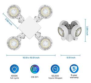 Lumière LED UFO de haute qualité 730 nm 30w <span class=keywords><strong>36W</strong></span> 24W pour la culture en intérieur, ampoules LED pour la culture en intérieur de fraises - Product Image 5