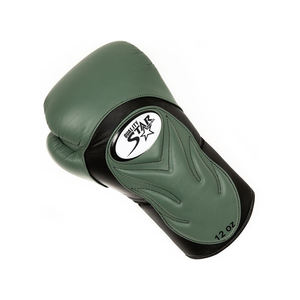 Gants en cuir synthétique avec lacets pour hommes, boxer personnalisé pour adultes, vêtements de couleur verte, Logo personnalisé imprimé - Product Image 3