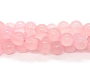 Vente en gros de pierres précieuses de quartz rose lisses de haute qualité de 4mm pour la fabrication de bijoux - Product Image 2
