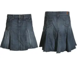 Jupe en denim sans couture pour femmes, nouveau style, mode, à bord ouvert, de l'usine Oem, nouvelle collection