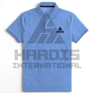 เสื้อโปโลทรงพอดีตัวสำหรับผู้ชายเสื้อโปโลแขนสั้นสั่งทำได้ - Product Image 1