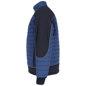 Nouveau Style À La Mode Confortable Qualité Léger En Velours Côtelé Patchwork Impression Personnalisée Hommes Puffer Veste - Product Image 4