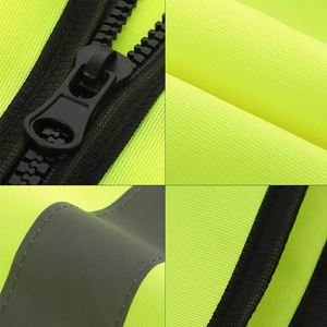 Chaleco de seguridad de trabajo de poliéster ligero Logotipo personalizable Resistente al fuego y al agua - Product Image 6