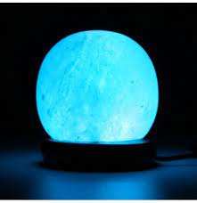 Lampe à Sel Boule Artisanale Naturelle Style Fleur Sculptée Avec Sel Rose de l'Himalaya Design Unique Fait Main - Product Image 6