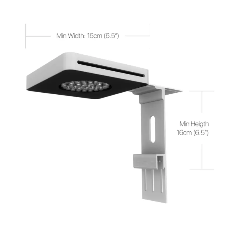 Micmol Lampu Akuarium Led Terumbu Pintar Terlaris Kontrol Aplikasi Wifi Lampu Laut Penyangga Dapat Diatur untuk Tangki Akuarium Air Asin