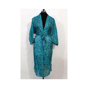 Vente chaude femmes robe de haute qualité imprimé caftan avec taille réglable vêtements d'été style bohème caftan à bas prix - Product Image 3