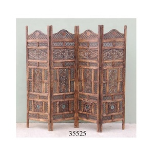 Sheesham-Divisor de habitación tallado, pantalla de madera, superventas, India - Product Image 1