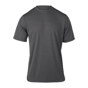Camiseta de Manga Corta para Hombre, Cuello Cuadrado, Casual, Talla Grande, Tejida en Algodón Pima, Transpirable, de Alta Calidad, para Primavera - Product Image 2