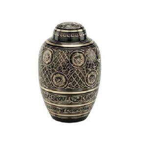 Urna de cremación grabada para adultos, cenizas funerarias modernas personalizadas, urna de aluminio a bajo precio - Product Image 1