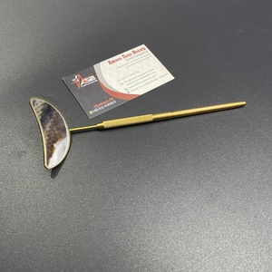 Espejos dorados para pestañas para belleza, acero sostenible, media luna y extensiones de pestañas en forma de corazón, espejo de maquillaje de pestañas postizas - Product Image 5