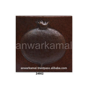 Conception de cuivre antique de grenade décorative pour des murs de cuisine - Product Image 1