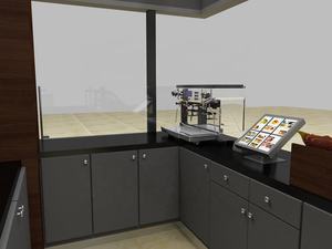 Table à café vintage, kiosque à café, nouveau design, pour centre commercial en Offre Spéciale - Product Image 5