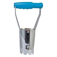 Outil de jardin pour creuser facilement, ciseleur et planteur de couleur verte, avec le meilleur fer de qualité et poignée en plastique, dernière nouveauté
