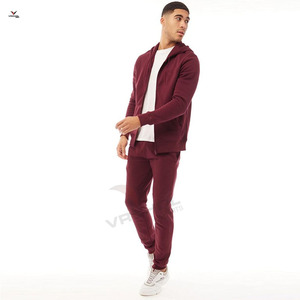 ชุดออกกำลังกายแบบบางสำหรับผู้ชายชุดวอร์มผ้าฝ้ายโพลีเอสเตอร์ปรับแต่งได้ชุดออกกำลังกายสำหรับฝึกซ้อมขายดีในฤดูหนาว - Product Image 1