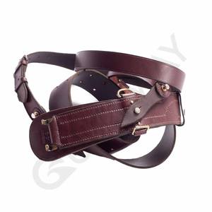 Sam Brown Belt Cross Cinturones de servicio ceremonial y ceremonial de cuero marrón genuino Venta por QUICK WAY INDUSTRIES - Product Image 6