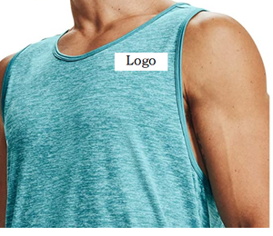 Ysdtech — débardeur en tissu de coton de haute qualité pour hommes, confortable, pour hommes, à séchage rapide et léger, personnalisé - Product Image 2