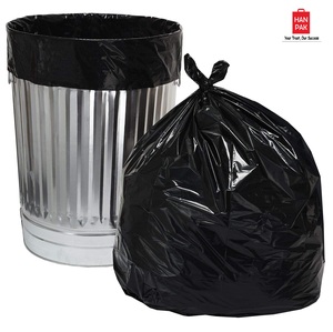 Bolsas de Basura Negras Grandes con Cierre Estrella para el Hogar, Cocina, Jardín y Oficina – Paquete Económico de 40-45 Galones - Product Image 1