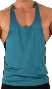 Meilleure qualité hommes été col en v débardeurs décontracté couleur unie séchage rapide été Singlet respirant usine fabriqué impression - Product Image 6