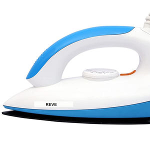 Meilleure vente Fer à repasser à sec de 1000 W par Reve Fer à repasser électrique domestique bleu de haute qualité avec semelles en céramique Prix de gros compétitif - Product Image 1