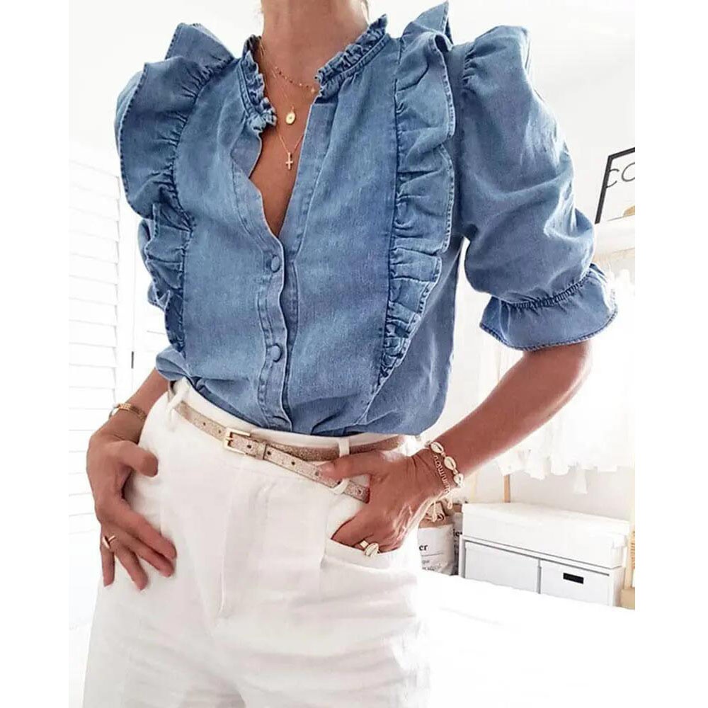 Shop High-Quality Women Denim Shirts for Spring/Summer 2024