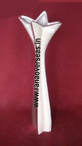 Pot de fleurs en métal aluminium contemporain, vase décoratif écologique pour événements, fêtes, mariages et hôtels - Product Image 3