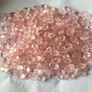 อัญมณีสีชมพูหลวมเกรด AAA morgonite ได้รับการรับรองจาก IGI เครื่องประดับธรรมชาติรูปไข่และทรงกลมตัด750กะรัต - Product Image 5