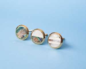 Chất Lượng Cao Mẹ Ngọc Trai Brass Cửa Tủ Núm Ngăn Kéo PL Đông Lấy Cảm hứng từ Tủ Xử Lý Trong Vàng Ngà Nhà Bếp Ứng Dụng - Product Image 5