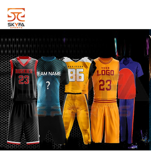 SKYFA SPORTS Ensemble de tenues de football personnalisées avec logo et couleurs sur mesure, inspection qualité à 100 %, unisexe adultes, vente flash - Product Image 6