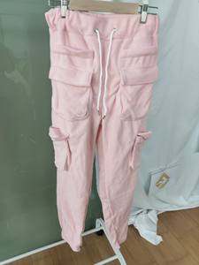 Pantalones de chándal para hombre, ropa de calle, pantalones de lino de tubo a la moda, largos, con cordón, informales, nuevos - Product Image 5