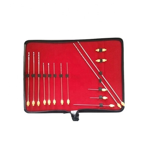 Juego de 15 Cánulas Luerlock para Lipofilling, Instrumentos Quirúrgicos de Acero Inoxidable con Alimentación Eléctrica - Product Image 1