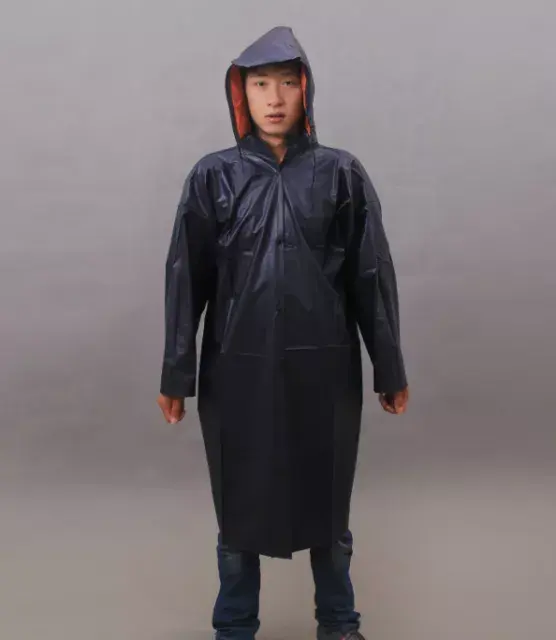 Hot selling Environmental Factory Supply waterproof long raincoat eva Adult Rain OEM Factory Men Rain Suit