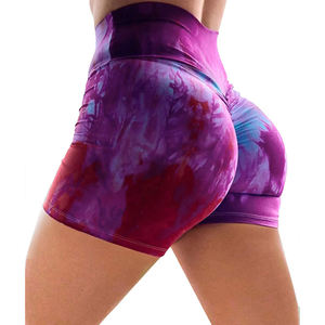 Pantalones cortos deportivos de LICRA para mujer, shorts de compresión de cintura alta, de nailon, para verano - Product Image 3