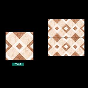 Carrelage de sol en marbre de salle de bain en céramique design Browns 40x40cm - Product Image 4