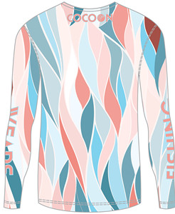 เสื้อเชิ้ตแขนยาวผู้หญิง Cocoon International UPF 50+ ระบายอากาศ แห้งเร็ว ต้านเชื้อแบคทีเรีย ไซส์ใหญ่ ติดกระดุมแป๊ก สีพื้น - Product Image 2