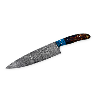Cuchillo de Chef de Acero de Damasco Hecho a Mano de 13 Pulgadas, Categoría de Producto: Cuchillos - Product Image 5