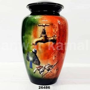 Urnes funéraires pour adultes en métal disponibles à un prix abordable Urne funéraire pour cendres pour bel oiseau d'eau potable pour adultes - Product Image 1