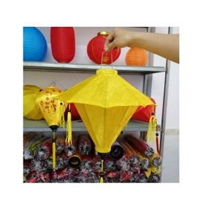 Decorative Hoi an <b>Silk</b> Lantern From Vietnam Made From Natural Bamboo Frame Very Flexible - Product Image 2