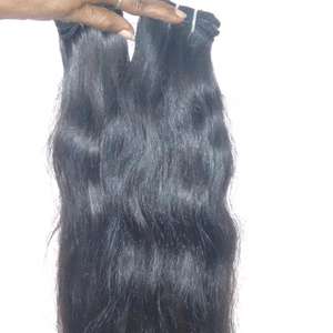 Cabello humano remy virgen con textura de calidad 100%, tejido de fábrica de onda corporal Natural, hecho de cabello Virgen sin procesar de la India - Product Image 1