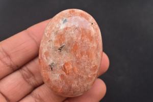 Sunstone Palmstone คริสตัลขายส่ง Sunstone Tower ปาล์มคริสตัลธรรมชาติจากอินเดียคริสตัลแฮนด์เมดซันสโตนธรรมชาติ - Product Image 3
