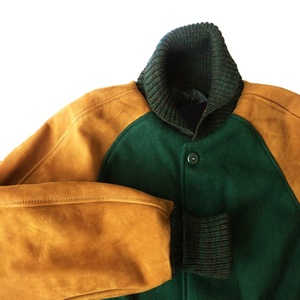 Chaqueta bomber de béisbol para hombre, chaqueta personalizada con parches de chenilla bordados - Product Image 2