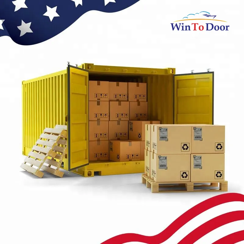 Fastest Sea+UPS/Fedex DDP shipping freight forwarder from China to USA