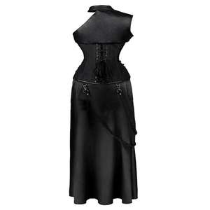 Articat — robe froncée moulante courte à bretelles, Corset Sexy de couleur unie, Bustier élégant, tenue de fête, Mini-jupe, 2022 - Product Image 2