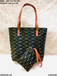 Sacs de soirée fourre-tout fantaisie Ikkat - Product Image 4