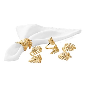 Vente chaude À La Main Restaurant De Mariage Centres de Table Rond De Serviette Offre Spéciale Métal Personnalisé Hôtel Vaisselle Porte-Serviettes - Product Image 1