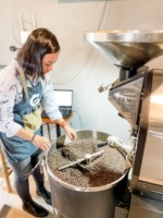 Grains de café bragoût rôti en acier inoxydable, prix sur demande, du Vietnam, en arabe